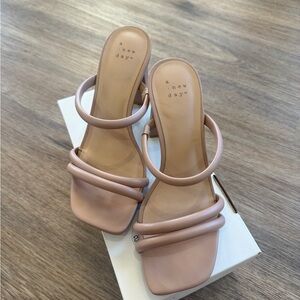 A New Day Stacy Heels - Nude